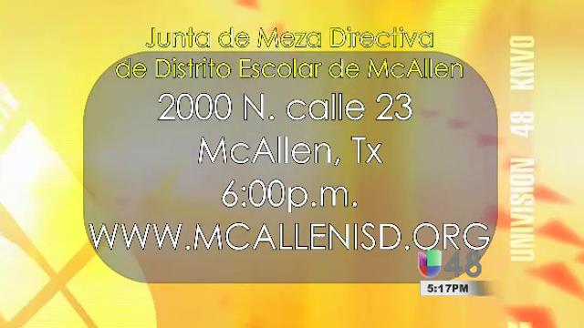 Junta Escolar en McAllen