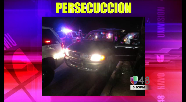 Sujeto Arrestado Tras Una Persecución