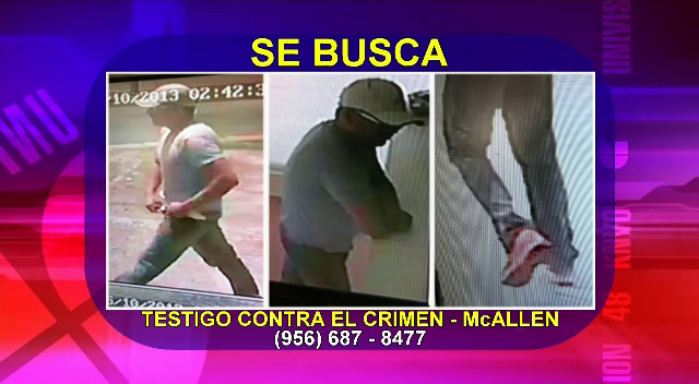 Autoridades De McAllen Buscan A Ladrón