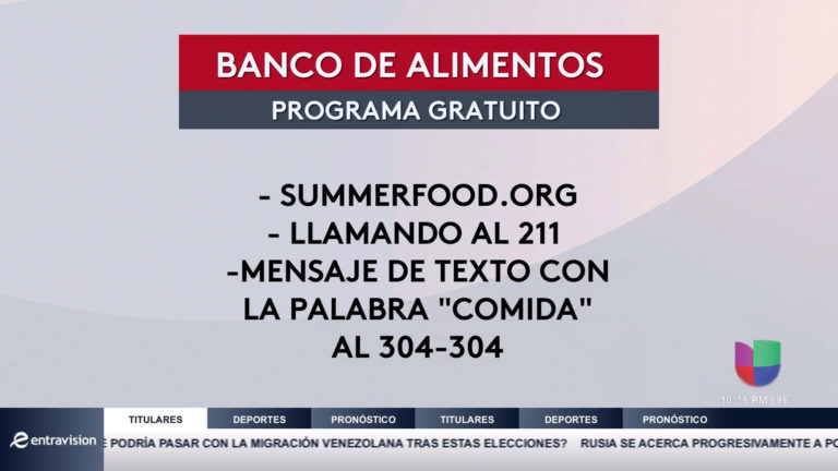 Continúa Programa de Alimentos Gratuitos para Jóvenes en el Valle del Río Grande