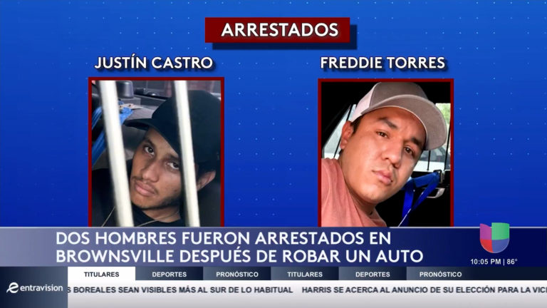 Arrestan a Dos Personas en Brownsville por Robo de Auto en Edinburg