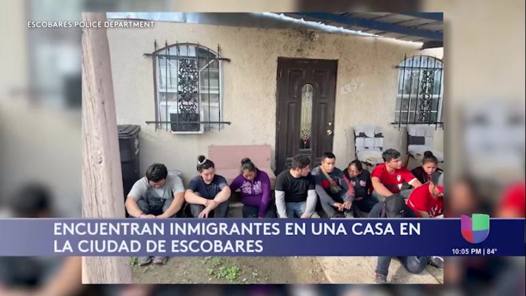 Tráfico Humano en Escobares: Autoridades Encuentran 14 Indocumentados en Casa Oculta