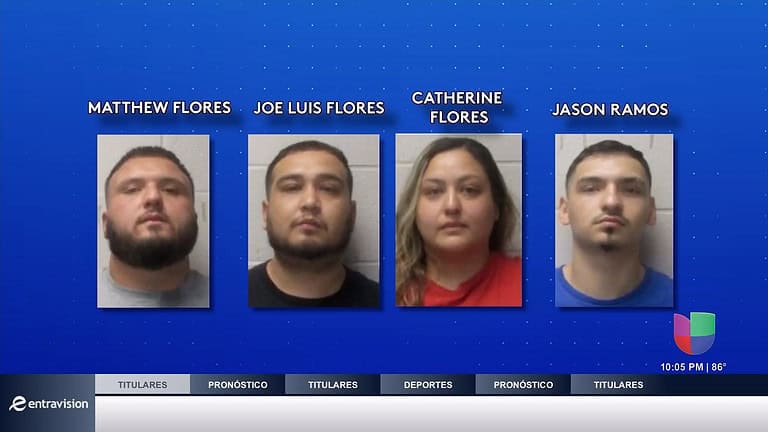 Cateo en Dos Residencias Termina con el Arresto de Cuatro por Narcotráfico