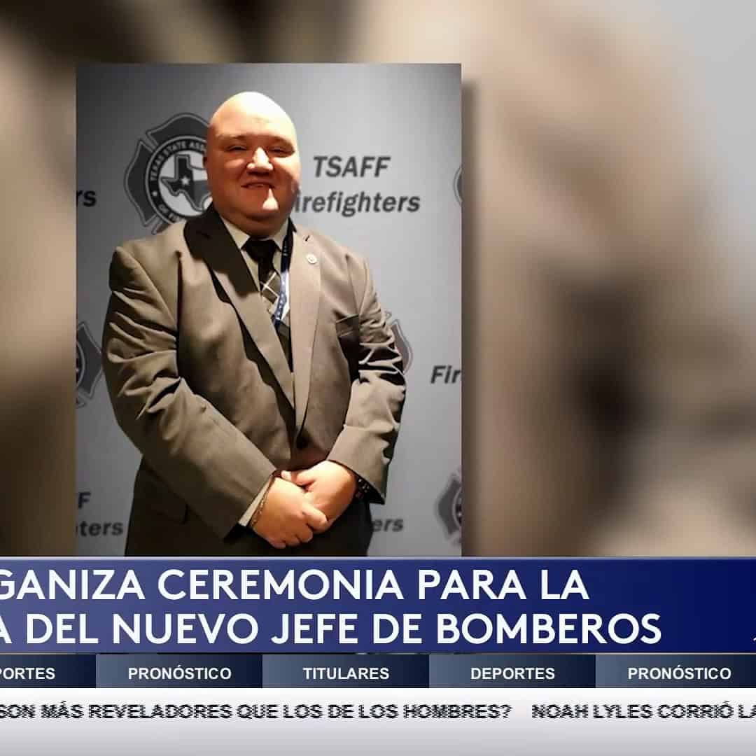 Álamo Nombra a Román Candelario Flores como Nuevo Jefe de Bomberos
