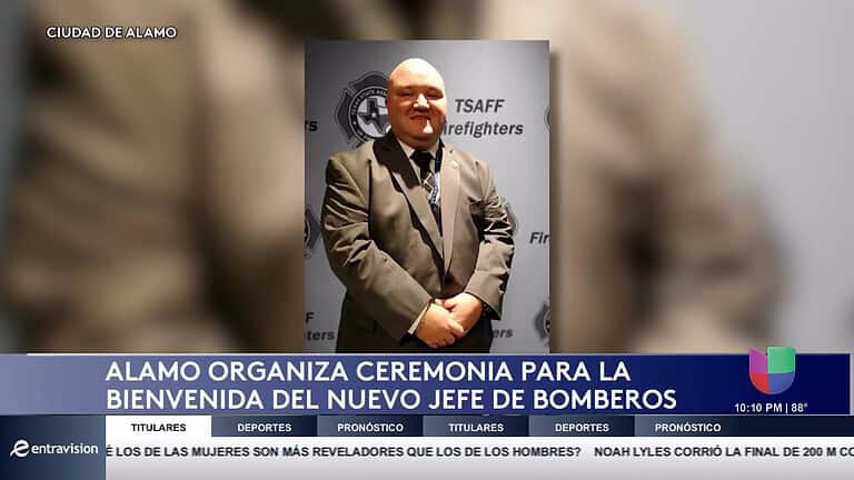 Álamo Nombra a Román Candelario Flores como Nuevo Jefe de Bomberos