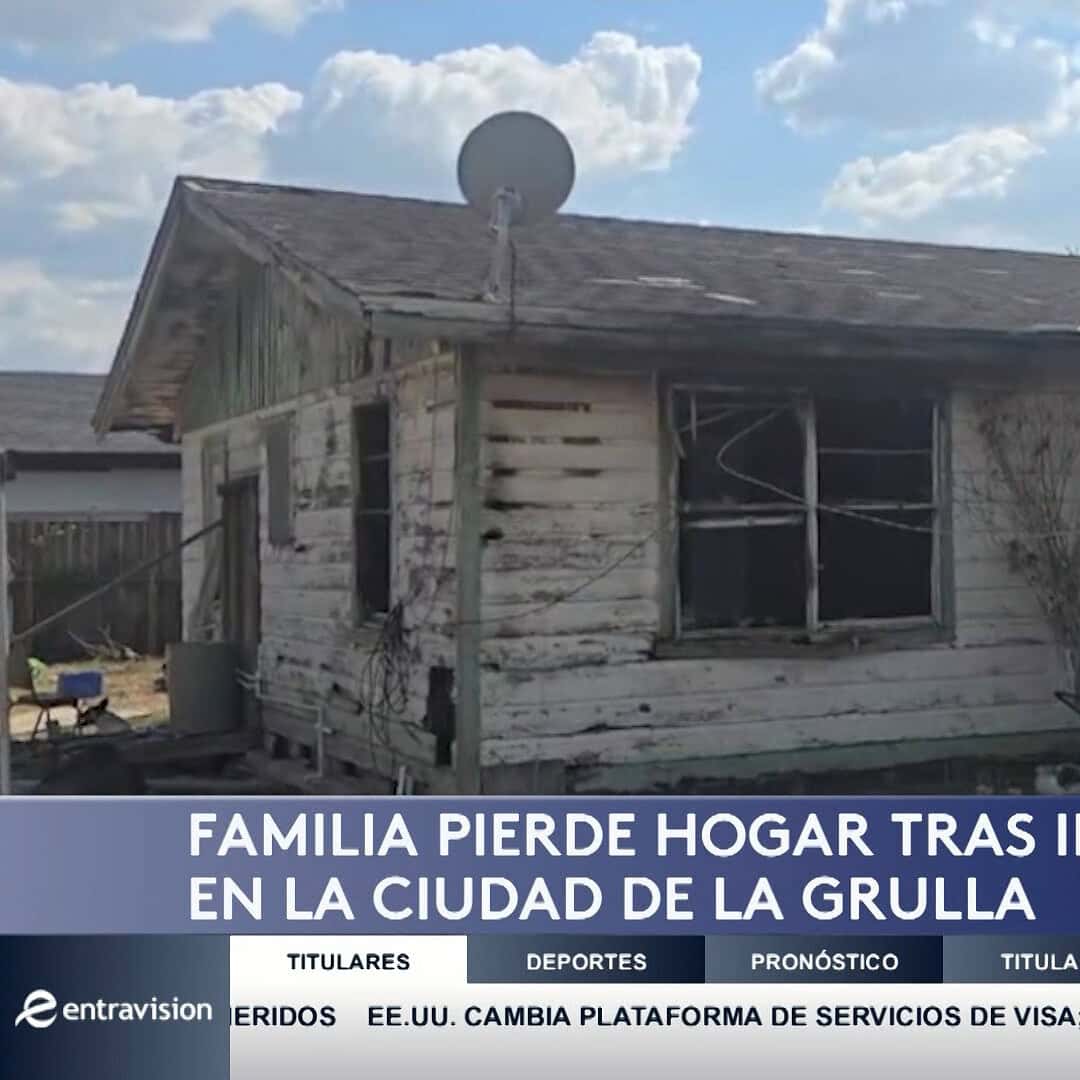 Familia de La Grulla Pierde su Hogar en Incendio y Solicita Ayuda de la Comunidad