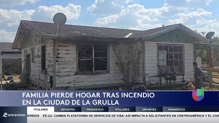 Familia de La Grulla Pierde su Hogar en Incendio y Solicita Ayuda de la Comunidad