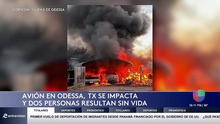 Accidente Aéreo en Odessa Cobra la Vida de Dos Personas Tras Colisión con Líneas Eléctricas
