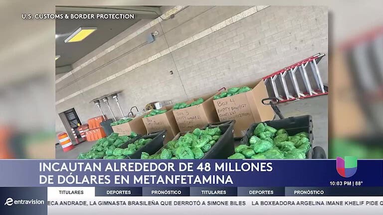 Histórica Incautación en el Puente Internacional de Pharr: 3,400 Libras de Metanfetamina Descubiertas