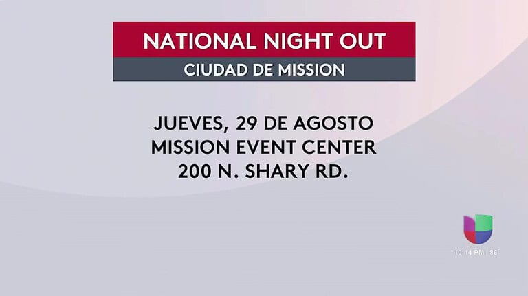 Mission Invita a la Comunidad a Celebrar el National Night Out con Actividades para Toda la Familia