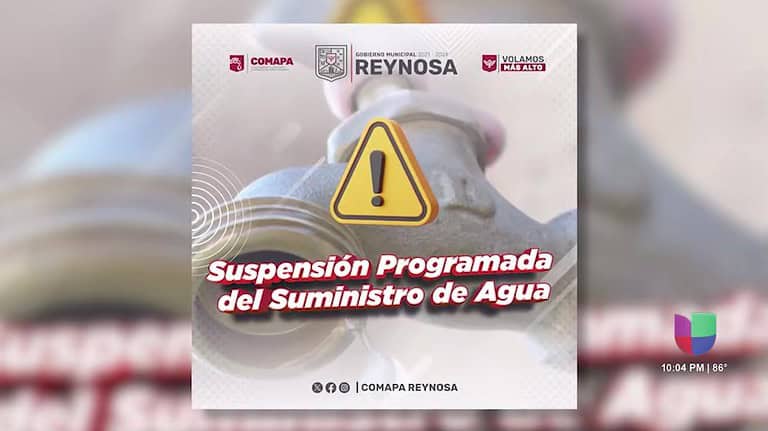 Suspensión de Agua en Reynosa: Autoridades Exigen Ahorro por la Crisis del Río Bravo