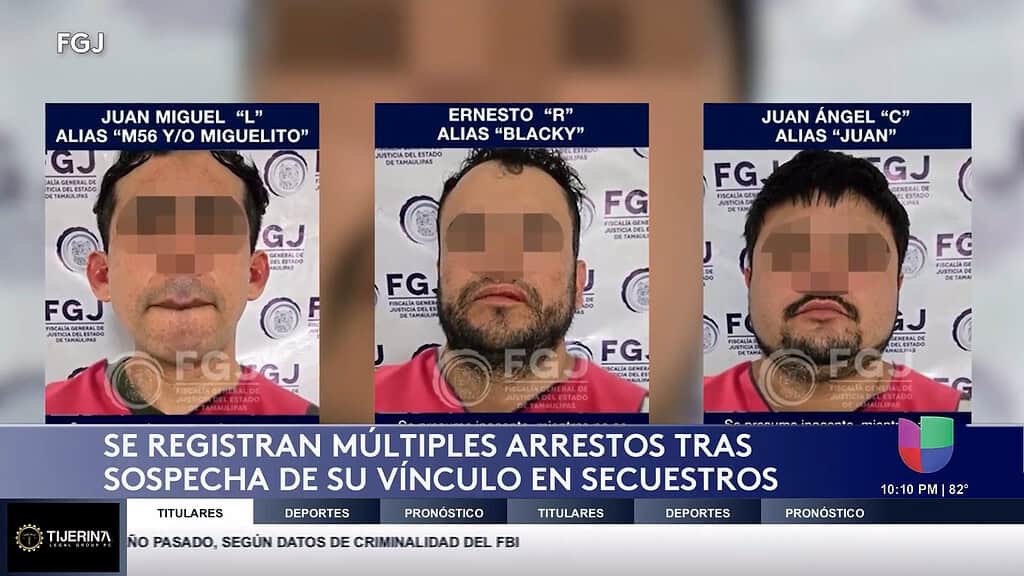 Capturan a Sospechosos de Secuestros en Reynosa, Incluyendo a Líderes del Crimen Organizado