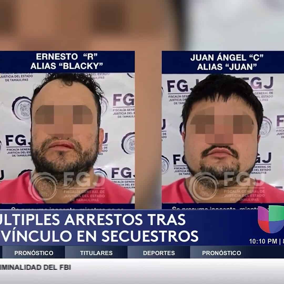 Capturan a Sospechosos de Secuestros en Reynosa, Incluyendo a Líderes del Crimen Organizado