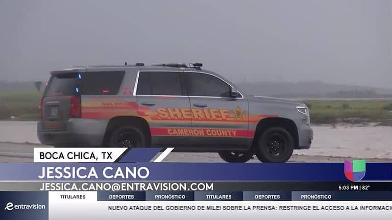 Se emiten alertas de tráfico en Boca Chica debido a la marejada ciclónica
