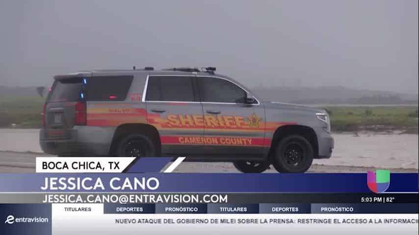Se emiten alertas de tráfico en Boca Chica debido a la marejada ciclónica