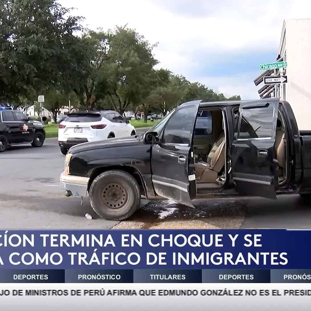 Persecución Policiaca Termina en Choque y Tráfico de Humanos en McAllen: Migrantes Bajo Custodia Federal