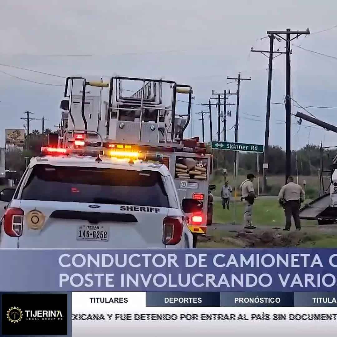 Accidente en Edinburg Involucra Camioneta y Varios Vehículos: Autoridades Investigan