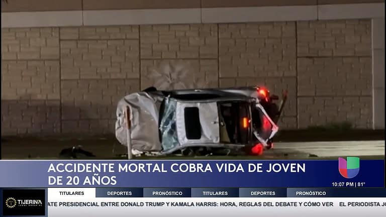 Accidente Mortal en Brownsville Deja a Conductor de 20 Años Sin Vida
