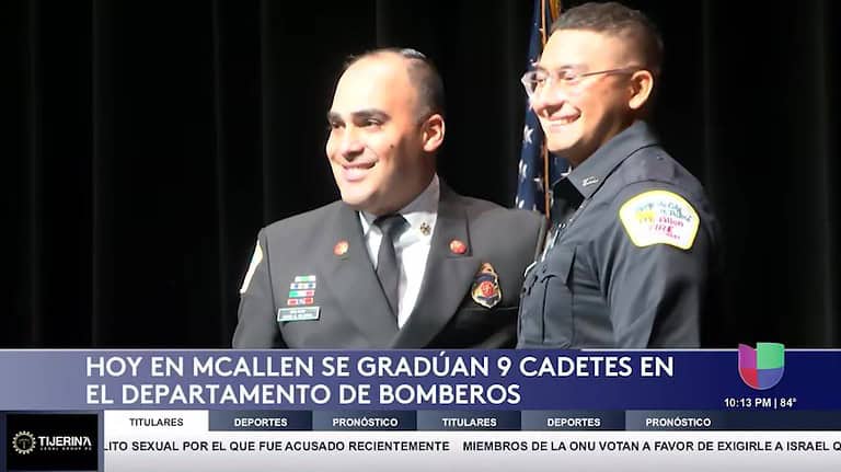 Bomberos: McAllen gradúa a nueve nuevos cadetes
