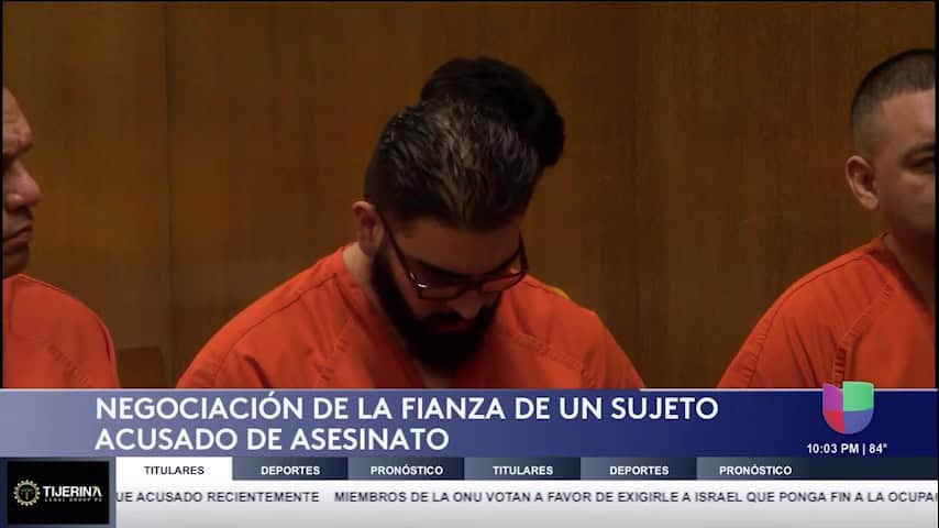 Homicidio: Acusado de asesinato pide reducir fianza millonaria