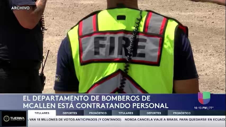 El Departamento de Bomberos de McAllen busca aumentar su equipo: Aplicaciones abiertas hasta el 4 de diciembre