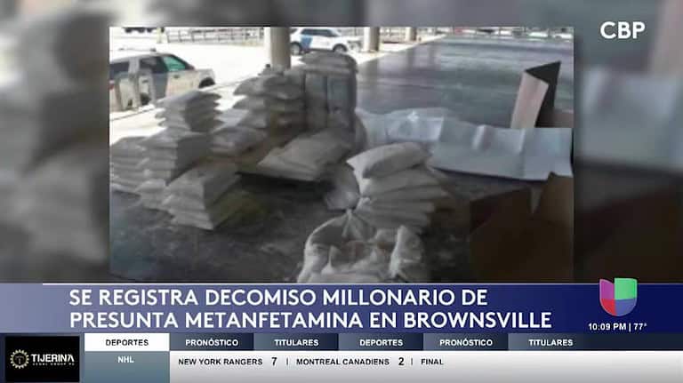 Decomiso millonario de metanfetamina en Puerto de entrada de Brownsville: Un golpe al narcotráfico