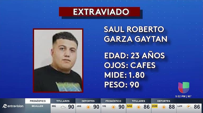 Desaparición misteriosa en Matamoros: Familia busca desesperadamente a Saúl Roberto Garza Gaitán