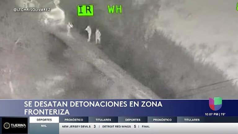 Tiroteo entre Bandas Criminales cerca del Río Grande: Una Mirada Aérea