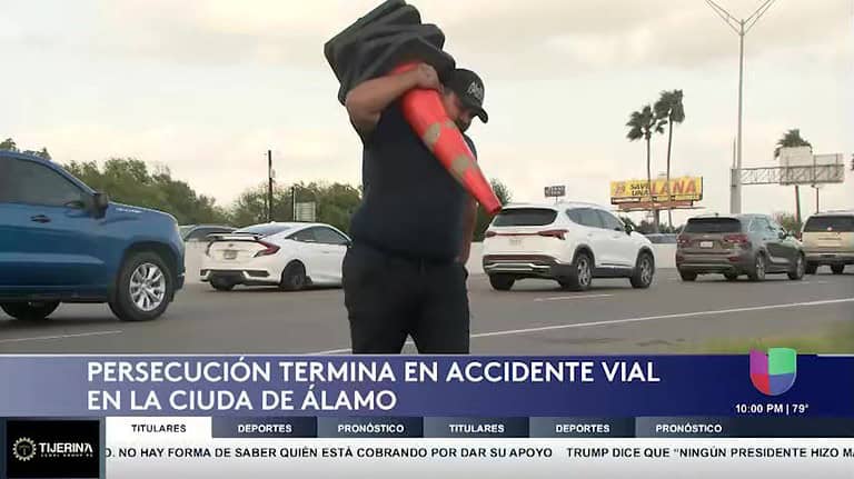 Persecución de Alta Velocidad Culmina en Accidente Vial en Álamo
