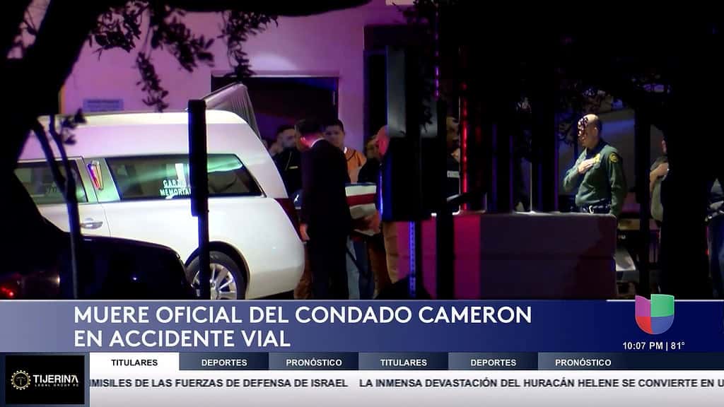 Oficial Muere en Accidente en el Condado Cameron: Conductor Enfrentará Cargos por Homicidio Involuntario