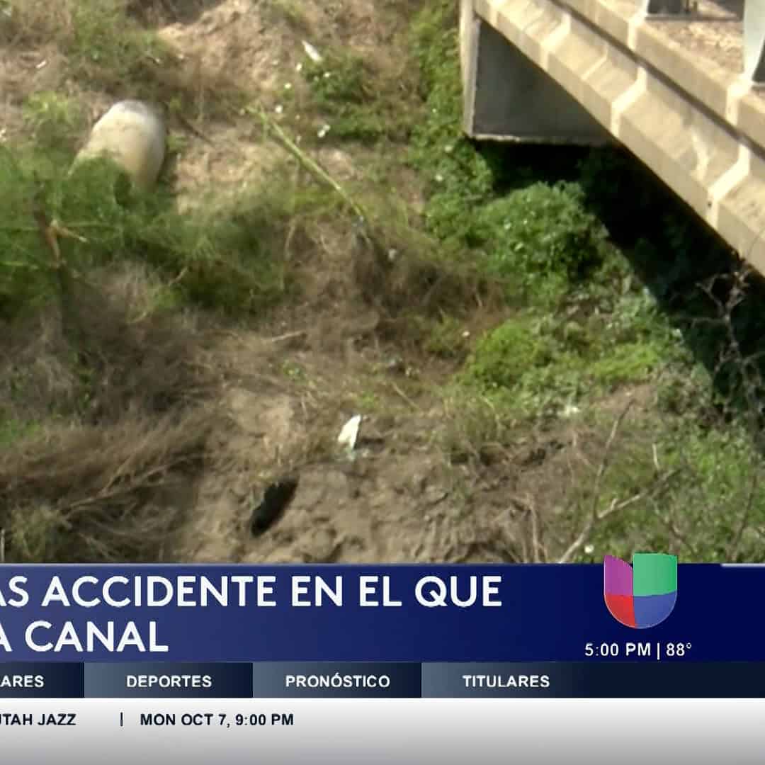 Accidente Mortal en Edinburg: Conductor Fallece tras Caer en un Canal