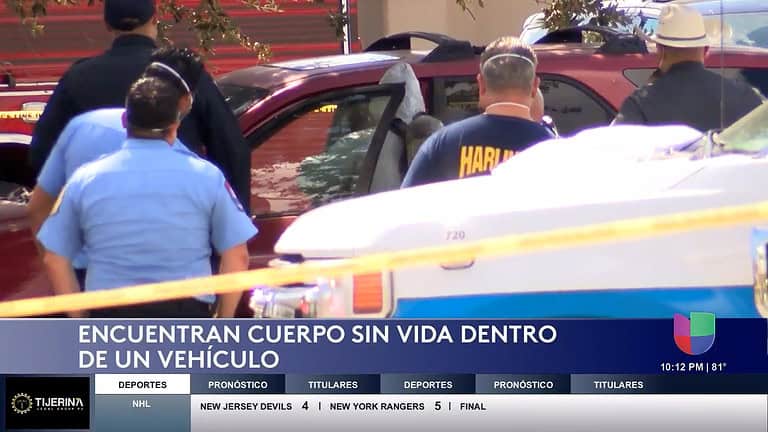 Encuentran Cuerpo de Hombre en Vehículo Estacionado en Harlingen: Investigación en Curso