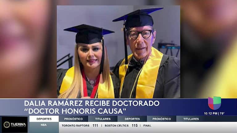 Dalia Ramírez recibe el título de Doctor Honoris Causa