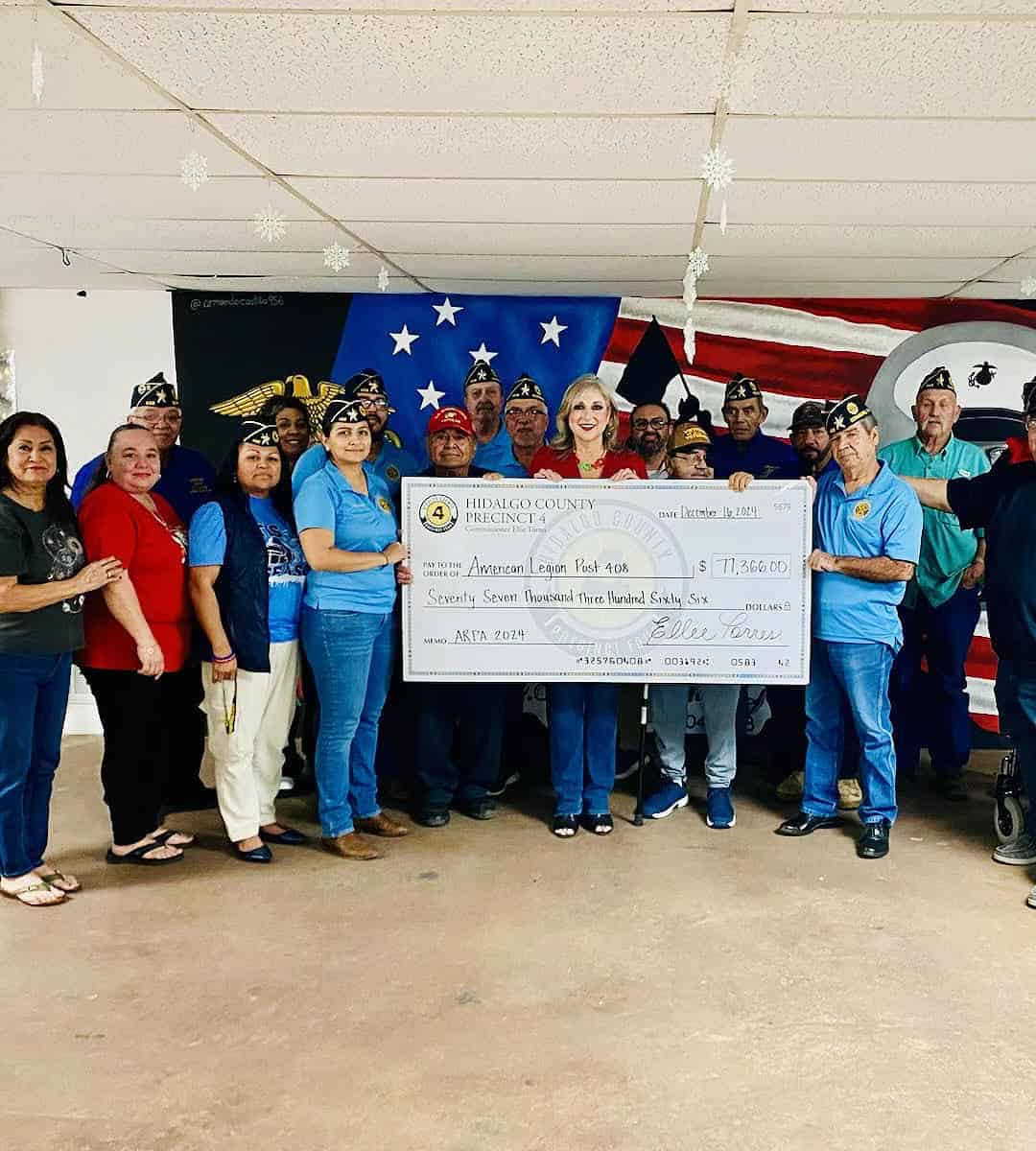 American Legion Alfredo González Post 408 Recibe Apoyo para Mejoras en sus Instalaciones