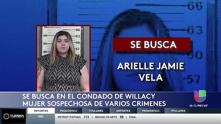 Búsqueda intensiva: Arielle Vela, sospechosa de crimen organizado y robo agravado en Hidalgo
