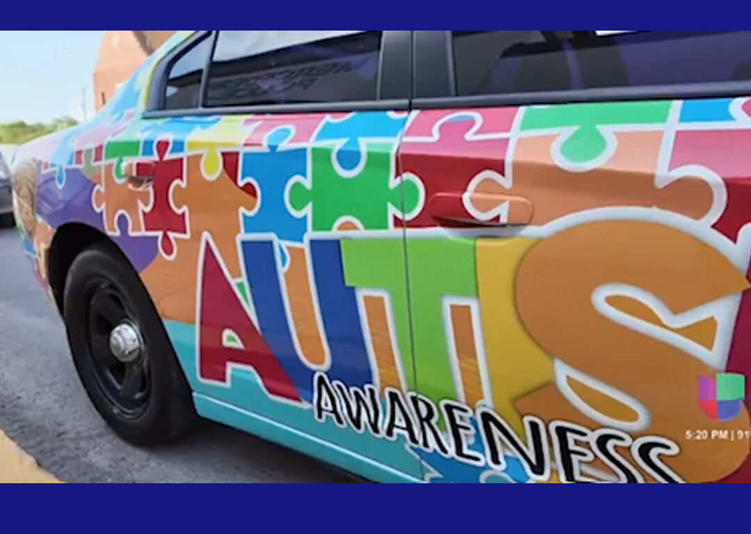 Policía de Mercedes presenta nueva unidad en honor al mes del autismo