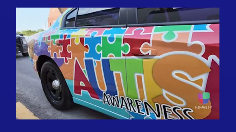 Policía de Mercedes presenta nueva unidad en honor al mes del autismo