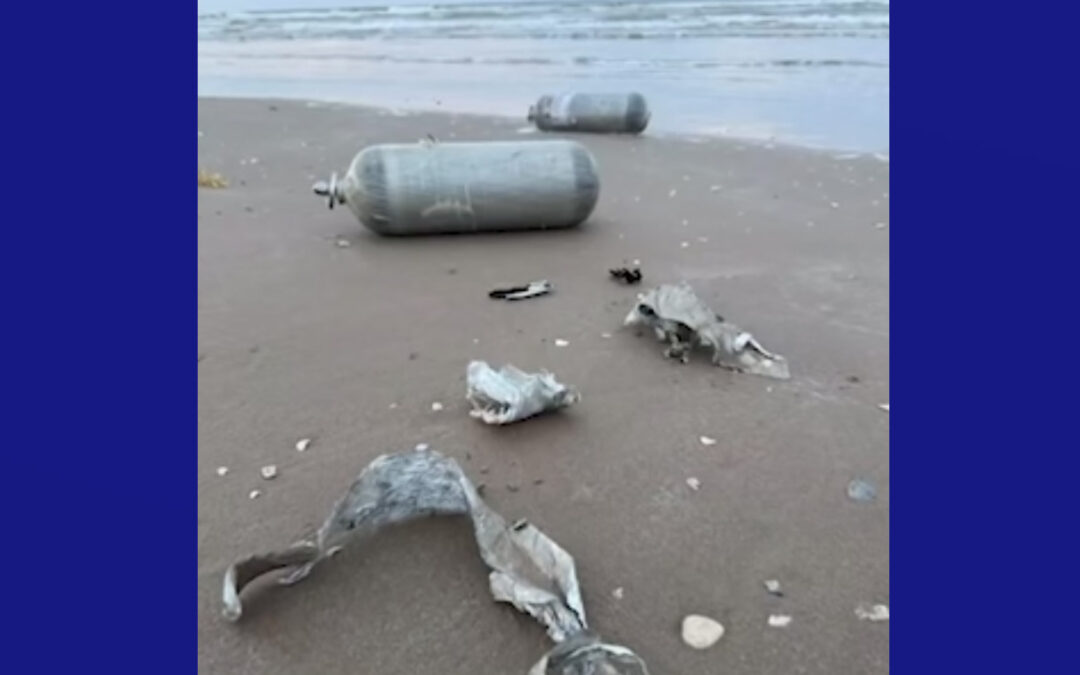 Detectan residuos metálicos y plásticos en playa Bagdad, en Matamoros