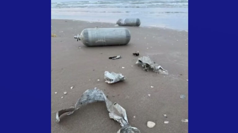 Detectan residuos metálicos y plásticos en playa Bagdad, en Matamoros