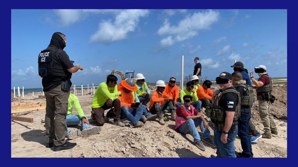 ICE detiene a 25 migrantes durante operativo en sitios de construcción en el Valle del Río Grande