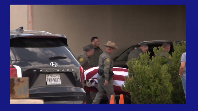Servicios funerarios para el agente Eric Céspedes en Brownsville