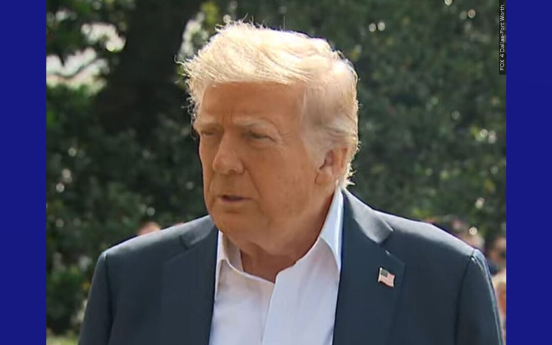 Trump visita zona de inundaciones en Texas mientras el futuro de FEMA está en juego