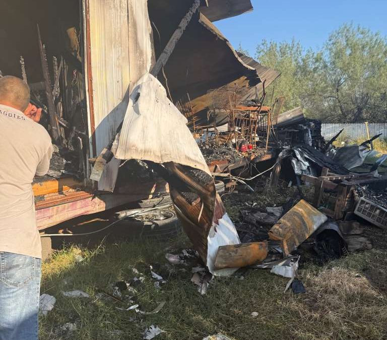 Familia de Río Grande pierde todo en incendio