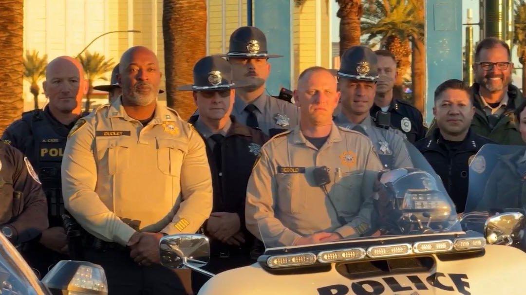 Cinco Cuerpos Policiales de Las Vegas Implementan Plan de Seguridad Vial para Reducir Fatalidades