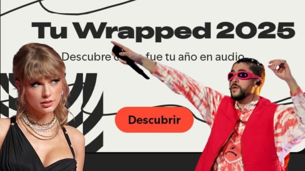 Bad Bunny Domina el Spotify Wrapped 2025: Huntrix y Taylor Swift Le Siguen en el Top Global