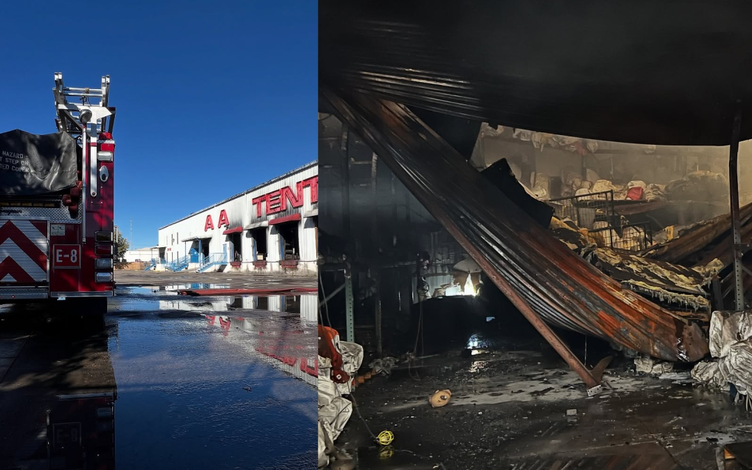 Bomberos de Albuquerque Controlan Incendio en Bodega de Arvada NW