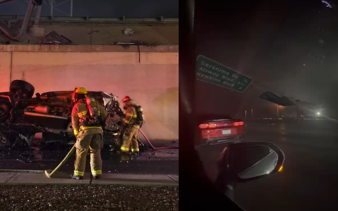 Accidente Grave en la I-10 Este Cerca de Geronimo: Tráfico Paralizado y Zona Cerrada