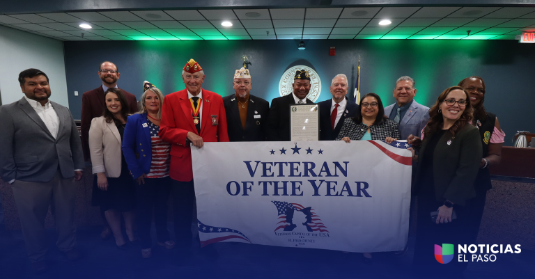El Paso Reconoce a James H. Green Jr. como Veterano del Año 2025-2026