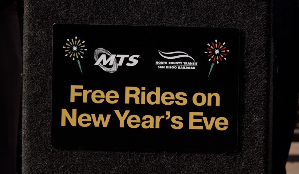 Transporte Público Gratuito Durante el Año Nuevo para Celebraciones Seguras en San Diego
