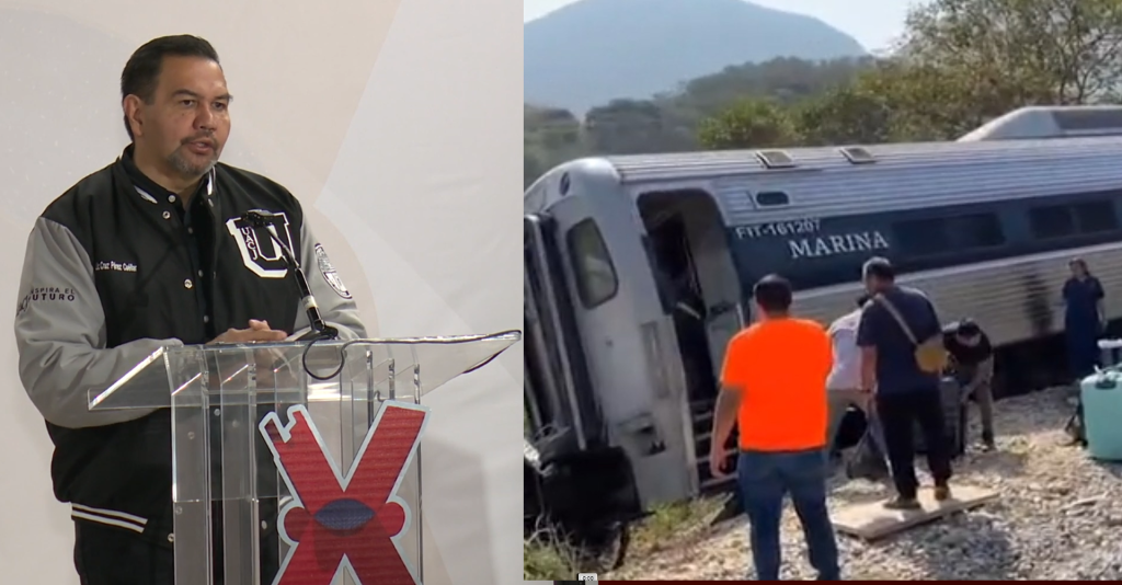 Accidente de tren en Oaxaca: Alcalde Cruz Pérez Cuellar lamenta falta de comunicación con juarenses afectados